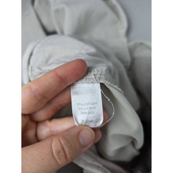 J. Jill Womens Straight Leg Khaki Pants Stretch Size 2 Petite Tan - Picture 7 of 11